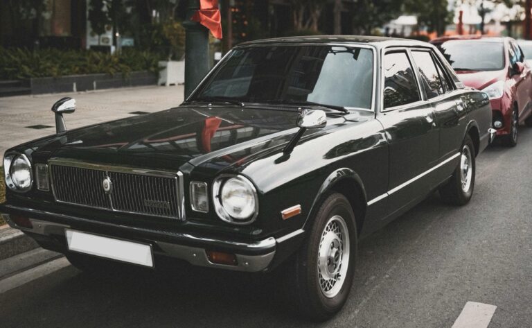 Black Toyota Crown Sedan