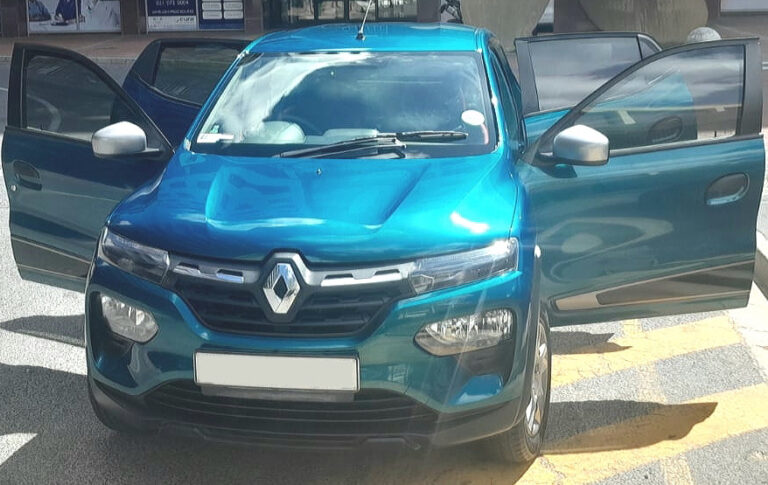 The Renault Kwid is one of Tarlen's most rented cars