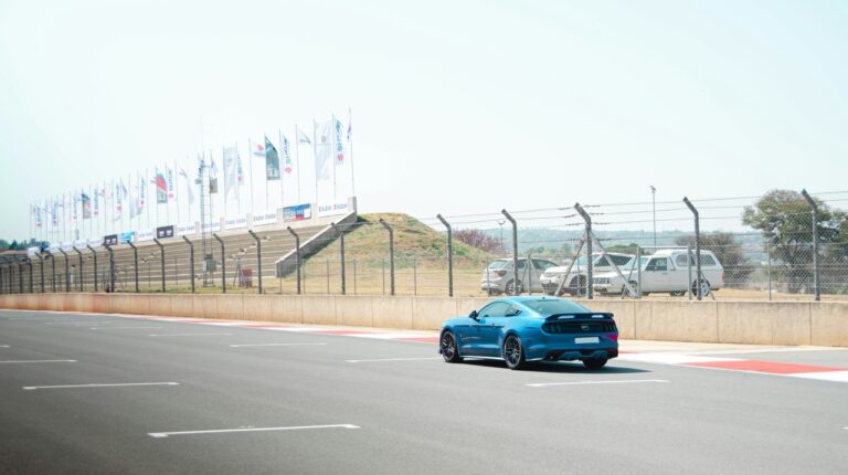 Mustang Gt at the Kyalami race track