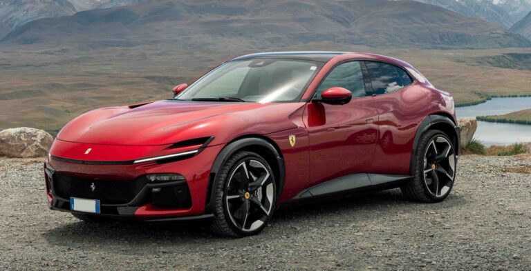The name Purosangue means “thoroughbred,” and it lives up to it. This is a one-of-a-kind machine built for enthusiasts who care more about feel than practicality, and who definitely aren’t worried about price.